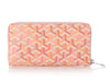 Goyard LE Rose Matignon Zip Around  Wallet