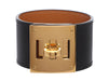 Hermès Black Box Calfskin Kelly Dog Bracelet
