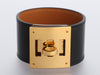 Hermès Black Box Calfskin Kelly Dog Bracelet