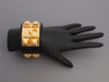 Hermès Black Leather Collier de Chien Bracelet CDC