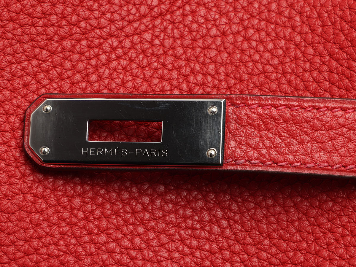 Hermes Kelly 35 Rouge Tomate Red Togo Palladium Hardware