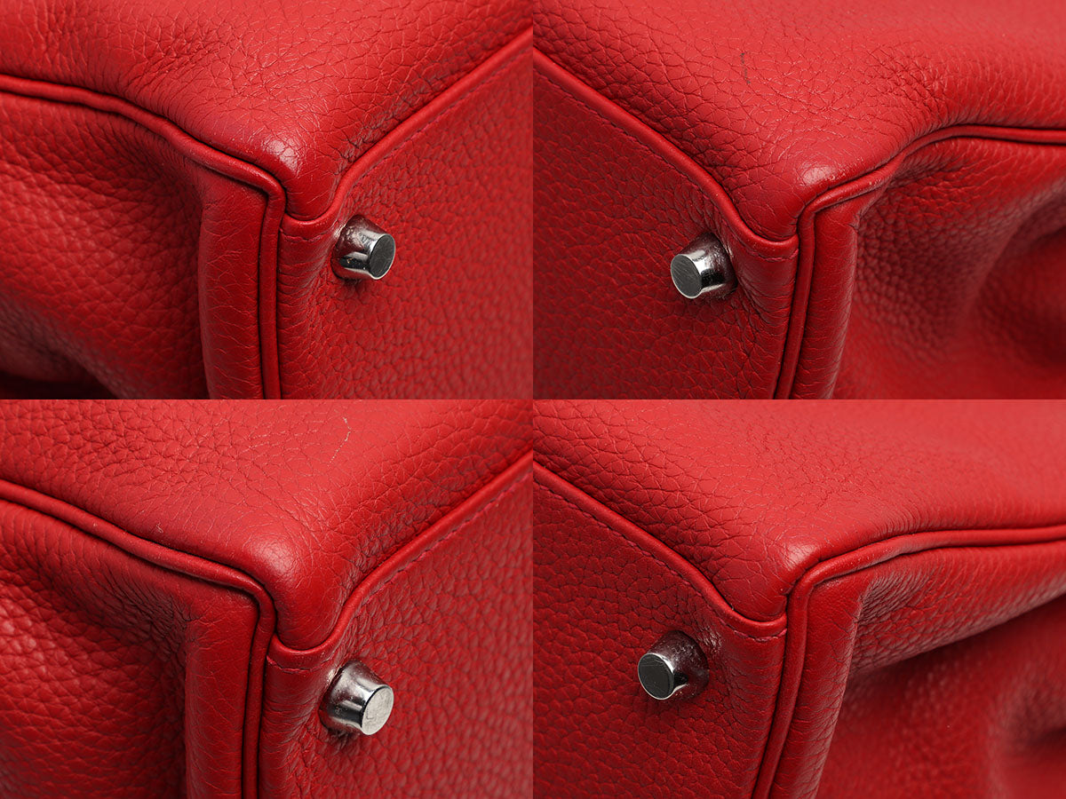 Hermes Kelly 35 Rouge Casaque Swift