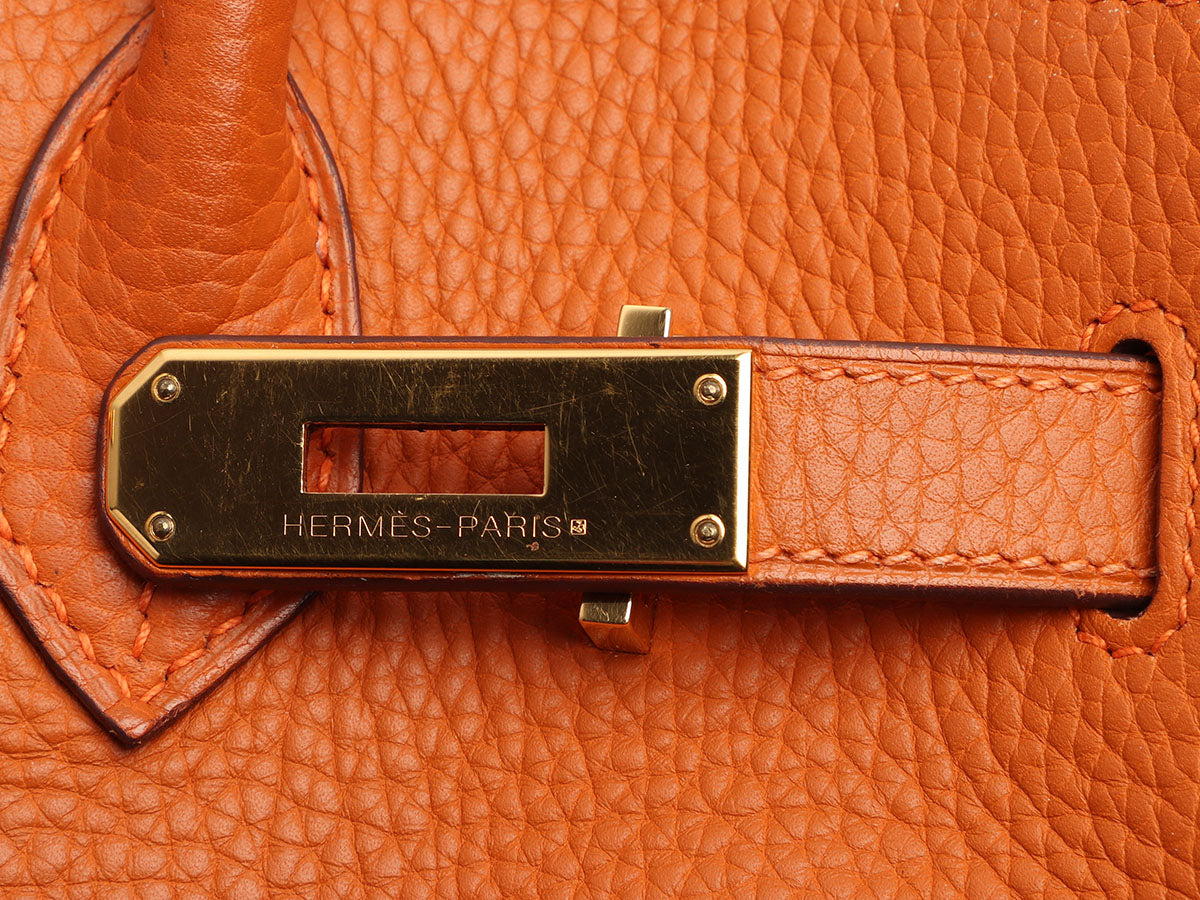 hermes orange togo