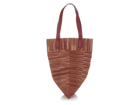 Hermès Vintage Rouge H Vibrato Jules Mini Tote