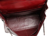 Hermès Vintage Burgundy Box Calfskin Kelly 32