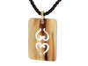 Hermès Vintage Long Buffalo Horn Pendant Necklace
