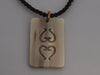 Hermès Vintage Long Buffalo Horn Pendant Necklace