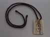 Hermès Vintage Long Buffalo Horn Pendant Necklace