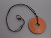 Hermès Barenia Leather Round Necklace