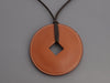 Hermès Barenia Leather Round Necklace