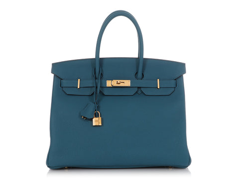 Hermès Cobalt Blue Togo Birkin 35