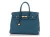 Hermès Cobalt Blue Togo Birkin 35