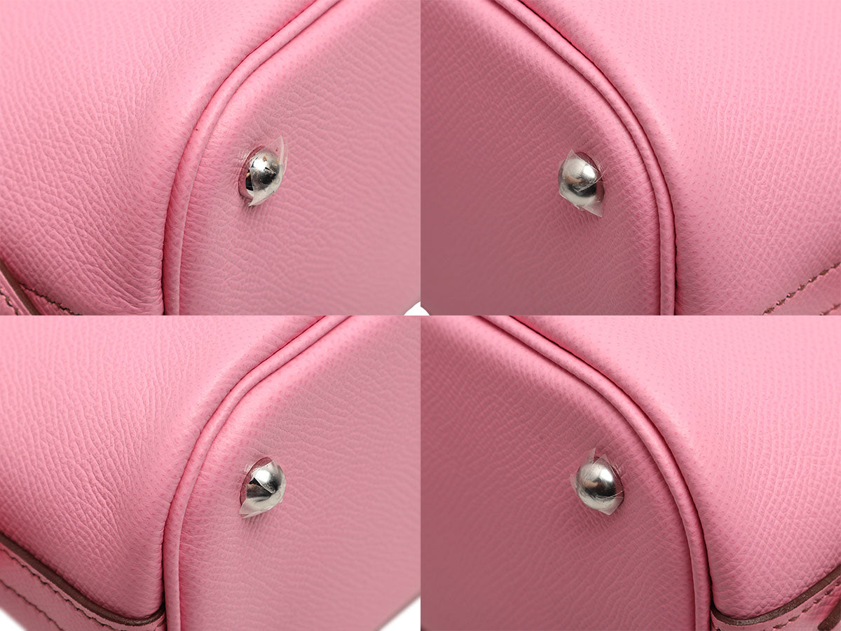 Hermes Pink Epsom Leather Bolide 1923 25 Satchel Bag Hermes