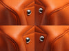 Hermès Orange Clémence Victoria II 35