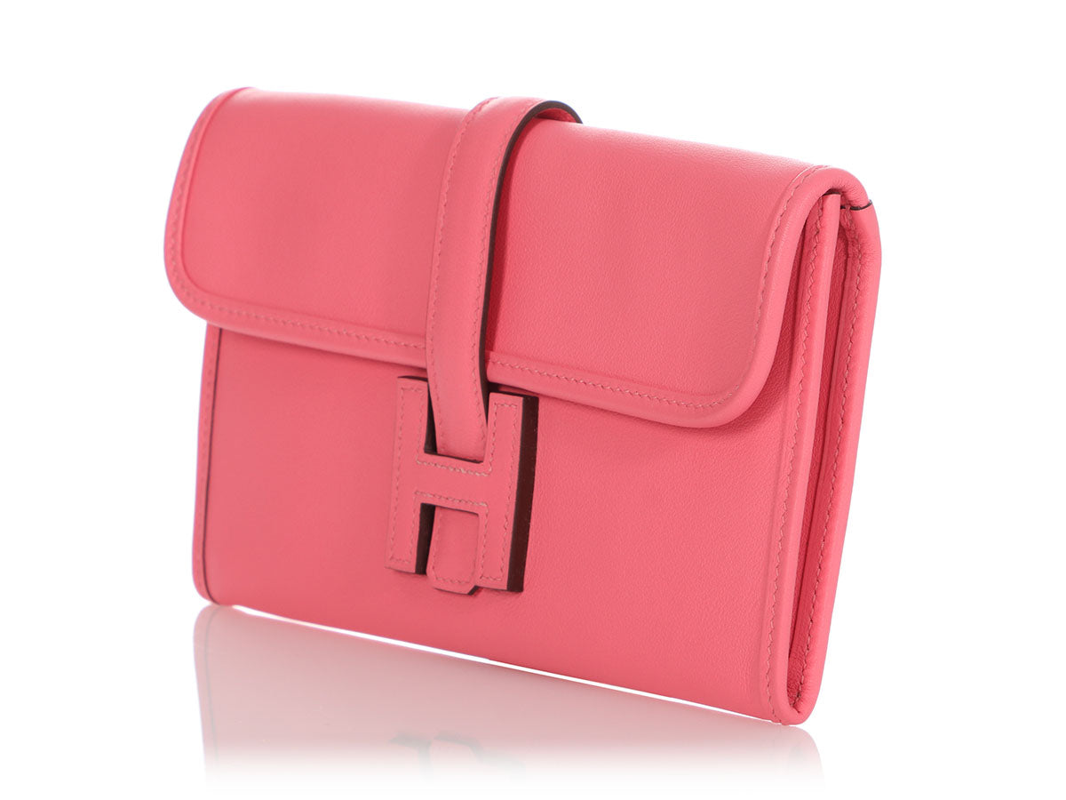 Hermes Swift Leather Jige Duo Clutch Bag