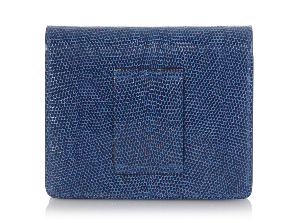 Hermès Rouge Casaque Bearn Gusset Wallet - Ann's Fabulous Closeouts