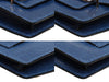 Hermès Bleu Saphir Shiny Lizard Roulis Wallet