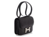 Hermès Black Shiny Lizard Constance 18
