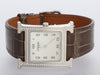 Hermès Stainless Steel Diamond H Watch 30mm