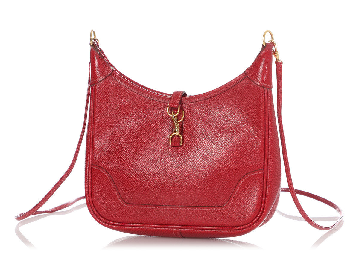 Hermès Vintage Red Micro Mini Trim 15