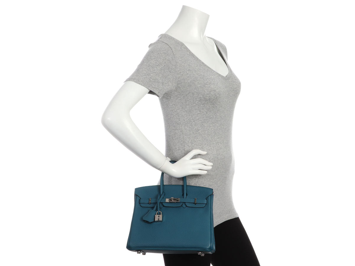 HERMES Togo Birkin 25 Cobalt 375835