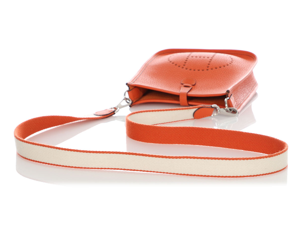 Hermes evelyne bag orange deals