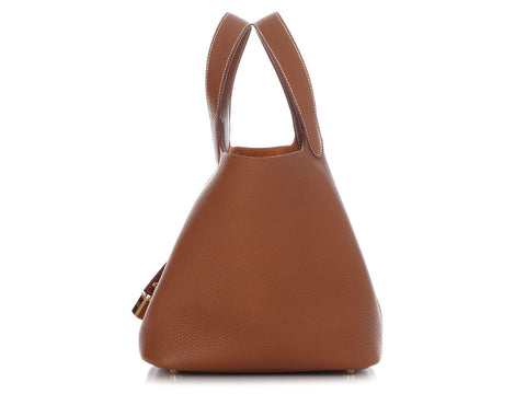 Hermès Gold Clemence Picotin 22