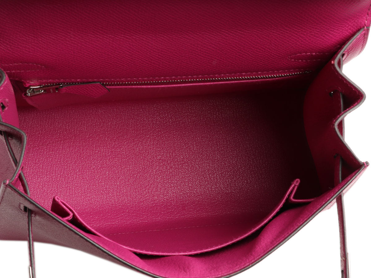 Hermes Kelly Sellier 28 Rose Pourpre Epsom – ＬＯＶＥＬＯＴＳＬＵＸＵＲＹ