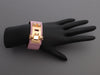 Hermès Mauve Sylvestre Swift Collier de Chien 24 CDC Bracelet