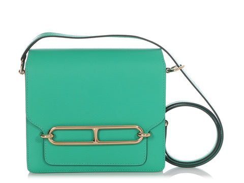 Hermès Mini Green Evercolor Roulis 18