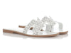Hermès White Perforated Oran Sandals