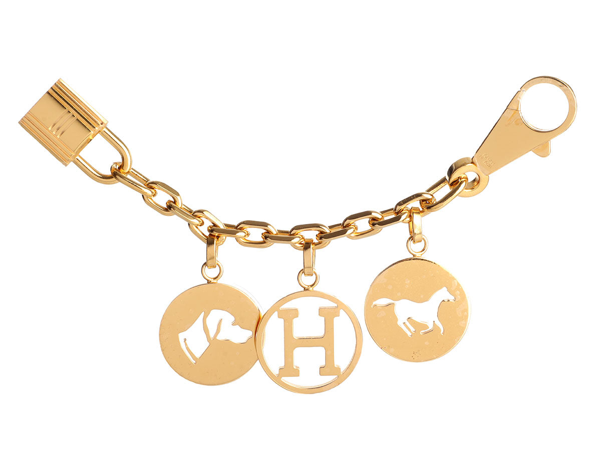 Hermes, Accessories, Hermes Breloque Charm Gold Color