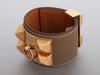 Hermès Etoupe Swift Collier de Chien Bracelet CDC