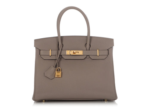 Hermès Gris Asphalte Togo Birkin 30