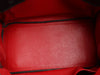 Hermès Bicolor Black Box Calfskin and Rouge Vif Birkin 35