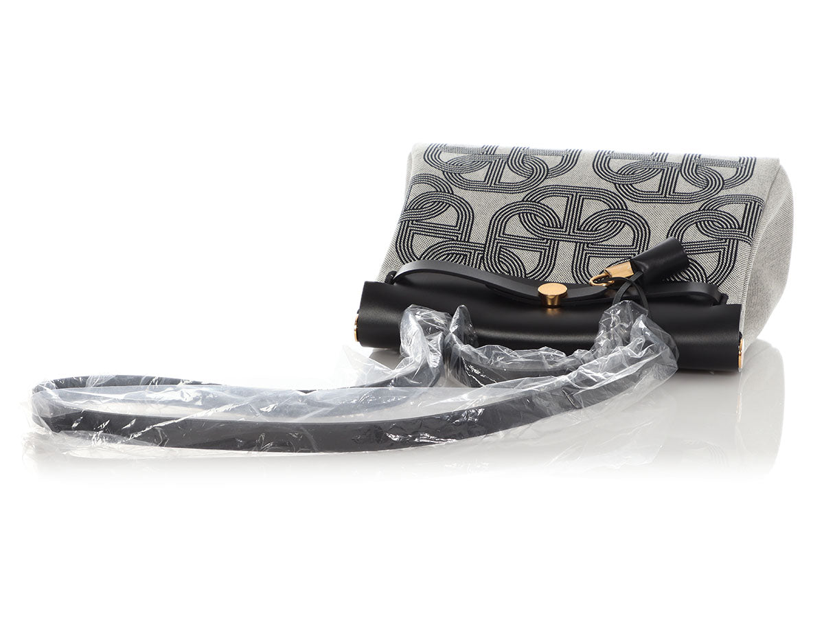Hermes H Strie Constance Black & Purple Reversible 80cm Belt – On Que Style