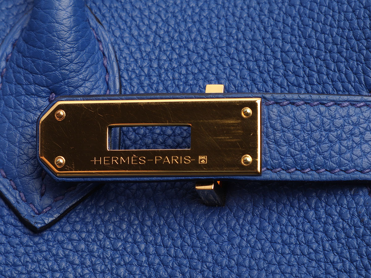 Hermès Royal Blue Togo Birkin 30