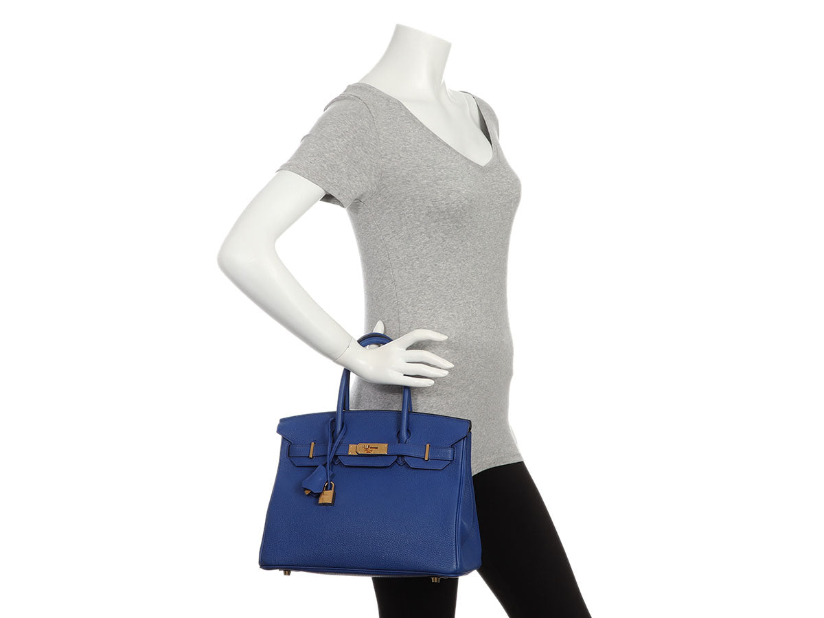 Hermès Royal Blue Togo Birkin 30