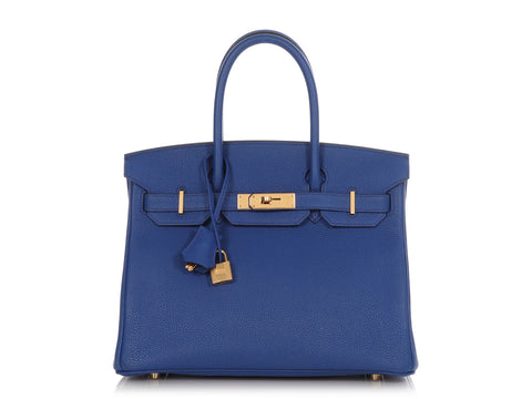 Hermès Royal Blue Togo Birkin 30