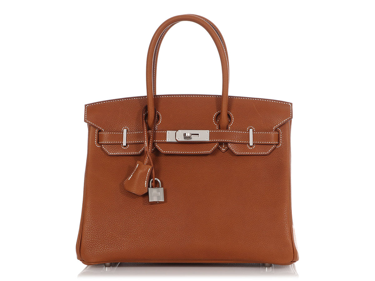 Hermès Barenia Fauve Birkin 30 Brown Leather ref.214770 - Joli Closet