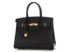 Hermès Black Epsom Birkin 30