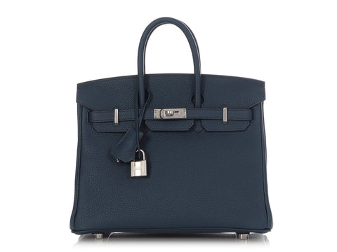 Hermès Bleu de Prusse Togo Birkin 25