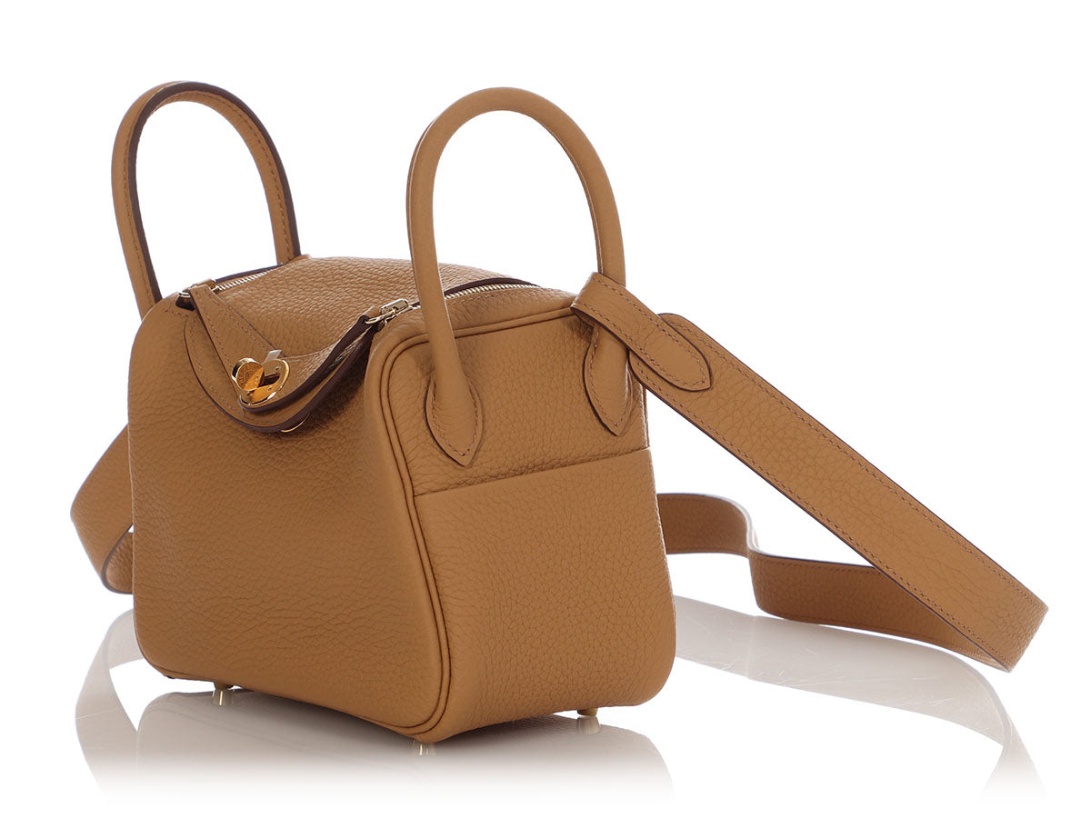 Hermes Biscuit Swift Mini Lindy 20