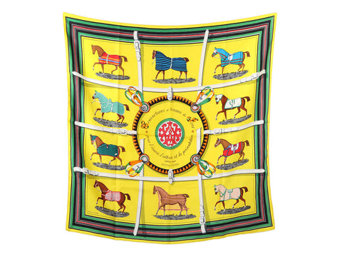 Hermès Couvertures et Tenues de Jour Scarf 90cm