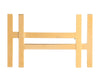 Hermès Gold Double H Au Carre Belt Buckle 32mm