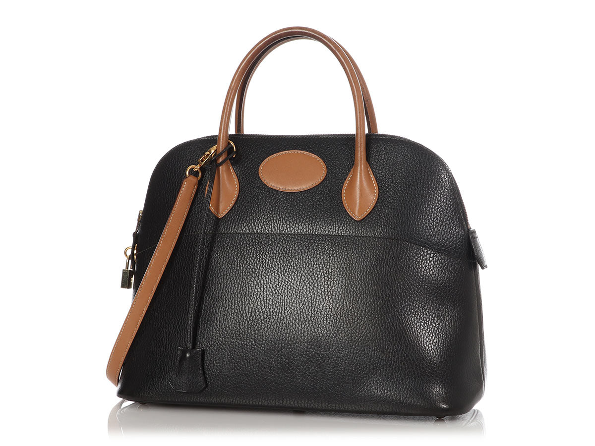 Hermes Vintage Ardennes Leather Black Bolide