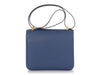 Hermès Blue Brighton Evercolor Constance 24