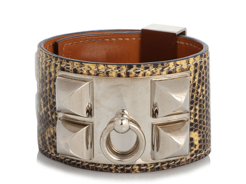 Hermès Ombre Lizard Collier de Chien CDC Bracelet