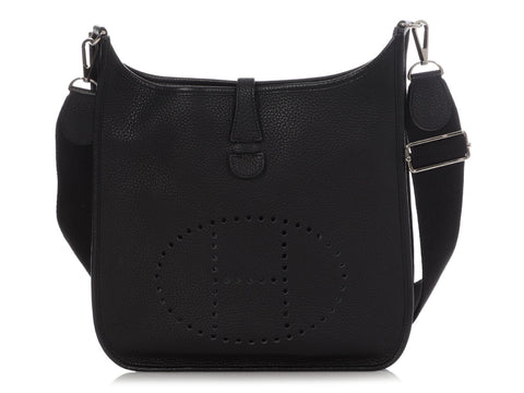 Hermès Black Clémence Evelyne III PM