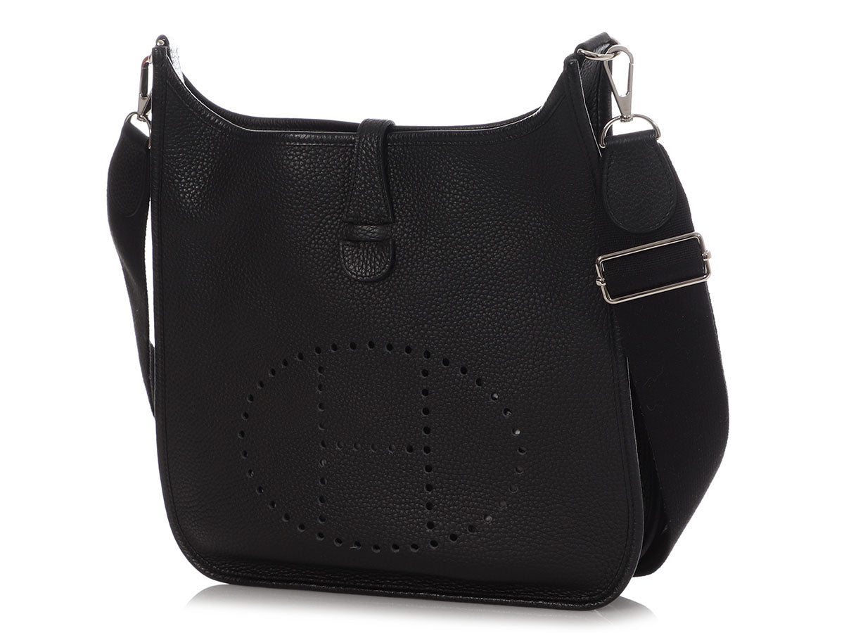 Hermes Evelyne III GM Black Leather Bag